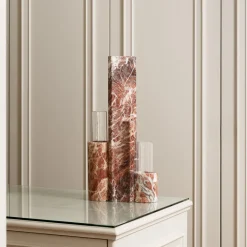 Mostro Viii Rosa Peralba Marble Vase