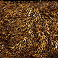 Movimento n262 Gold Glass Decorative Panel