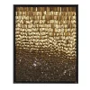 Movimento n254 Gold Glass Decorative Panel