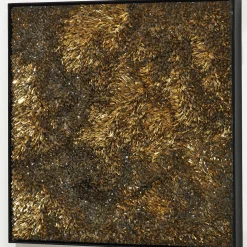 Movimento n255 Gold Glass Decorative Panel