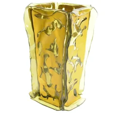 Mulato Vase L Clear Yellow