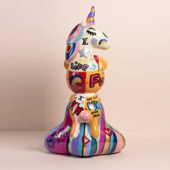 Multicolor Magic Totem Series Sculpture #1