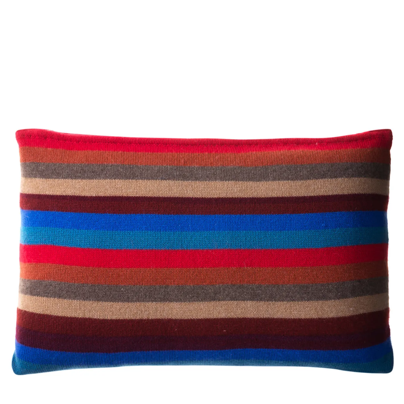 Multicolor Stripe Rectangular Cushion