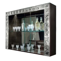 Murano Glass Bar Cabinet