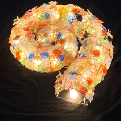 Murano Glass Nautilus Shell Sconce