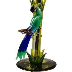 Murano Glass Parrot Floor Lamp