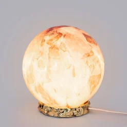 Murano Glass Pink Crown Lamp