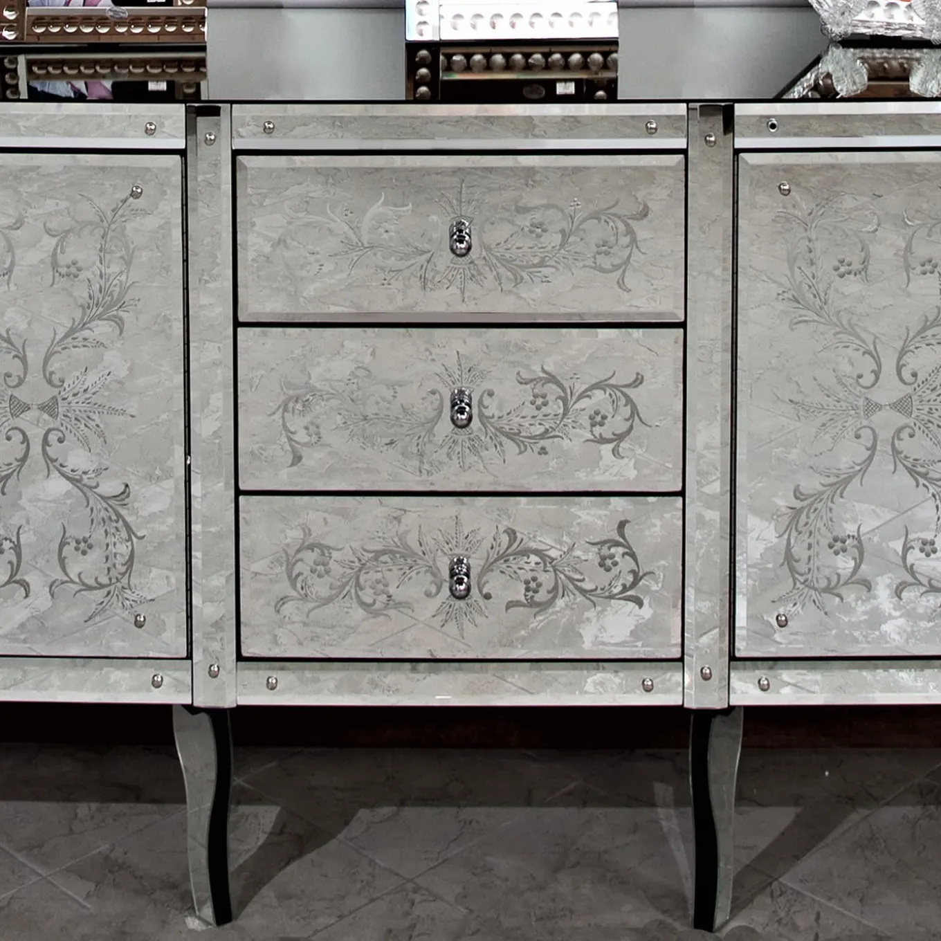 Murano Glass Sideboard