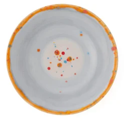 Murrine Gray Large Salad Serving Bowl