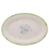 Murrine Lilac Large Oval Rim Serving Platter