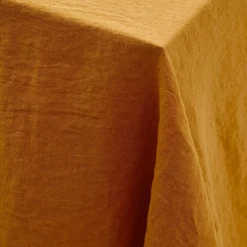 Mustard Large Border Tablecloth