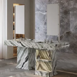 My Love Water Porcelain Stoneware River Jade Finish Master Vanity