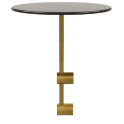 Mythos Left Sofa with Glass Side Table