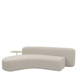 Mythos Left Sofa with Marble Side Table