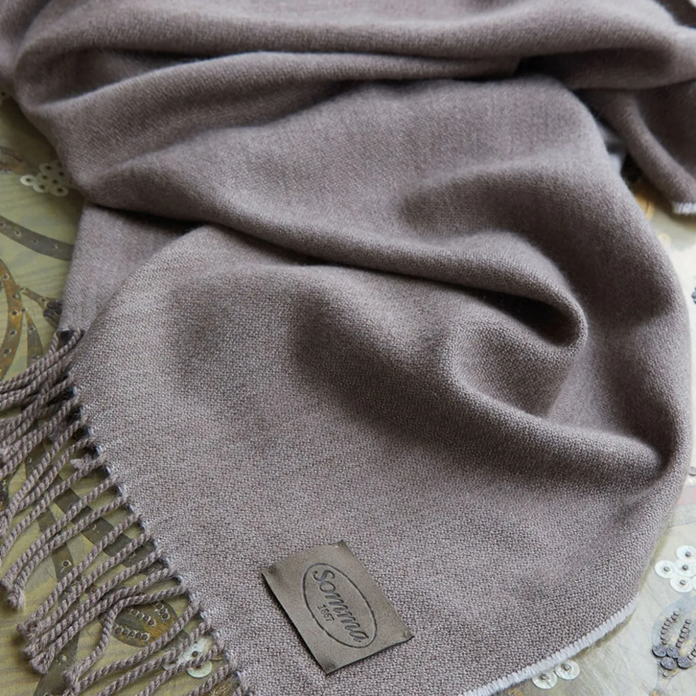 N. Leida Brown Plaid