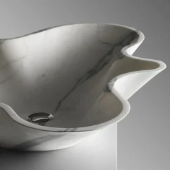 Nabhi Collection Bowl N.1 Washbasin in Calacatta Carrara