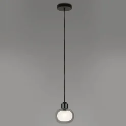 Nabila Medium Smoky Glass Pendant Light by Corrado Dotti