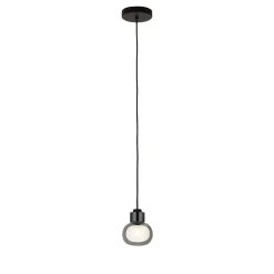 Nabila Small Smoky Glass Pendant Light by Corrado Dotti