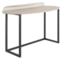 Nakamura Soul White And Black Matte Metal Desk