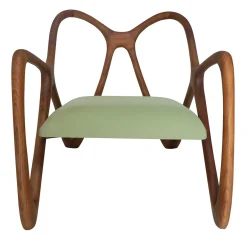 Nanto green Wood Outdoor Lounge armchair
