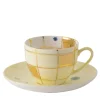 Naples Squared Teacup And Saucer #1