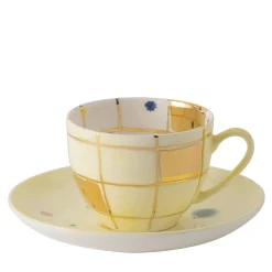 Naples Squared Teacup And Saucer #1