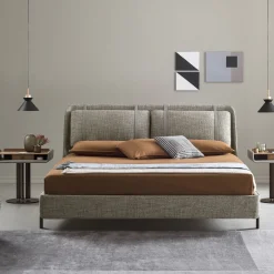 Nara King-Size Bed with Leather Straps