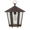 Natalia Hexagonal Burnished Brass Lantern