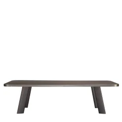 Native Dark Rectangular Dining Table by Stefano Giovannoni