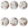 Natsumi Set of 6 Porcelain Soup Plates with japanese scenes