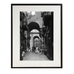 Neapolitan Street Scene Framed Print by Herbert Felton