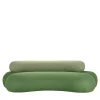 Nefelibata Composition 4.1 Curved Green Sofa