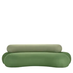 Nefelibata Composition 4.1 Curved Green Sofa