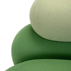 Nefelibata Composition 4.1 Curved Green Sofa