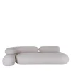 Nefelibata White Bi-Elastic Jacquard Sofa