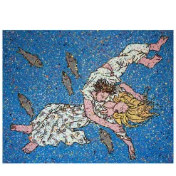 Nel Blu Figurative Painting