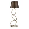 Nembus Rings Antiqued Brass Wireless Table Lamp by Itamar Harari