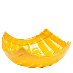 Net Basket Yellow Medium Centerpiece by Enzo Mari