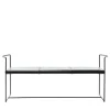 New Outline Black Bench by Alberto Colzani