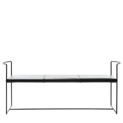 New Outline Black Bench by Alberto Colzani