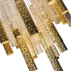 New Pipe Round Chandelier