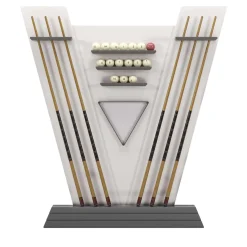 NewDe lilac gray cue rack by Pino Vismara