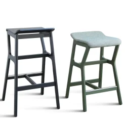 Nhino LE Medium Black Stool by Emilio Nanni
