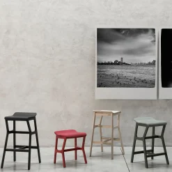 Nhino LE Medium Black Stool by Emilio Nanni