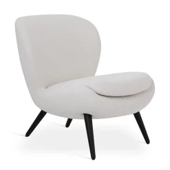 Niels White Lounge Chair
