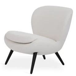 Niels White Lounge Chair