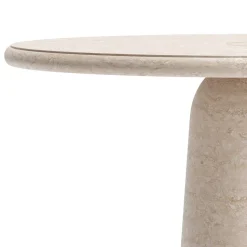 Nissa Beige Travertine Dining Table by Ivan Colominas