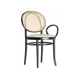 No. 0 Black and White Chair by Front