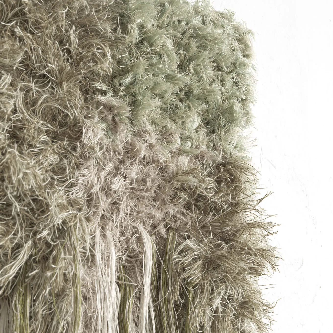 Noloom Surgis 005 Mint, Moss, Linen, Light Grey Diptych Tapestry