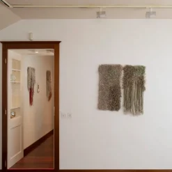 Noloom Surgis 005 Mint, Moss, Linen, Light Grey Diptych Tapestry